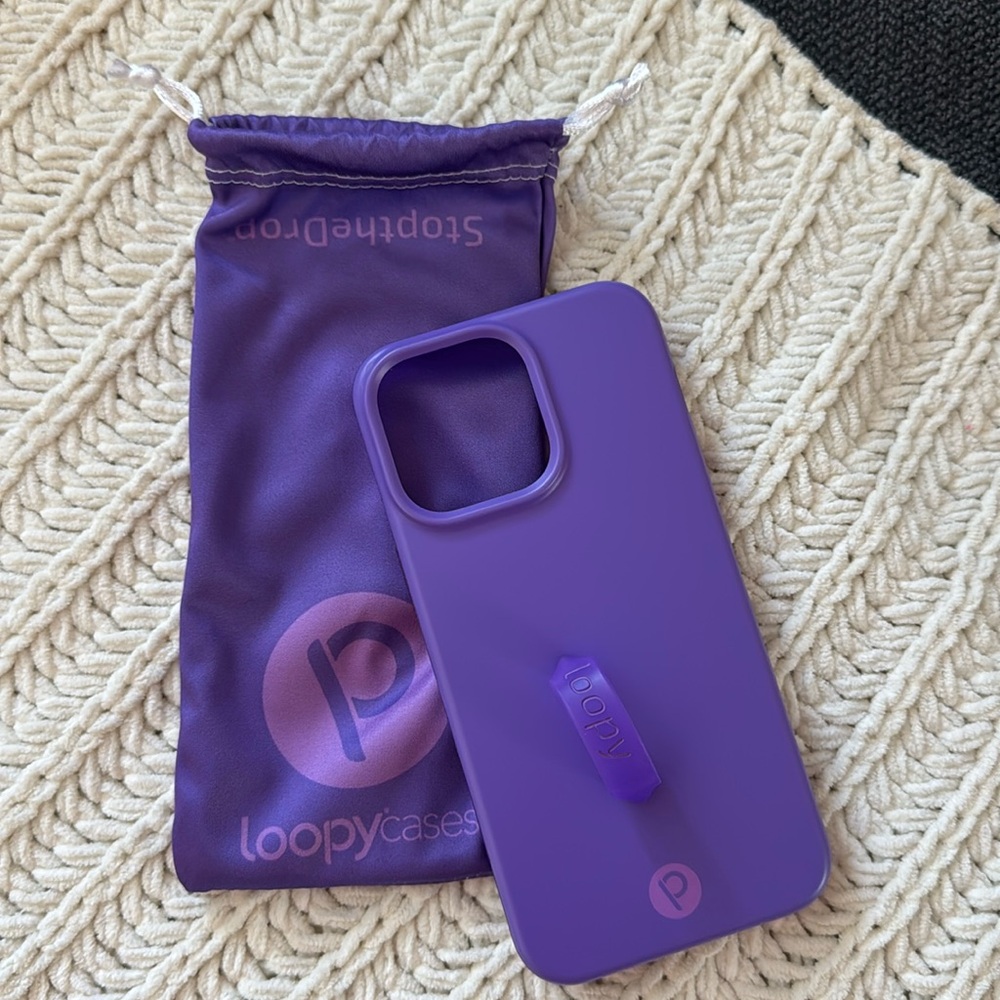 Loopy iPhone 15 Pro Max Neon Violet